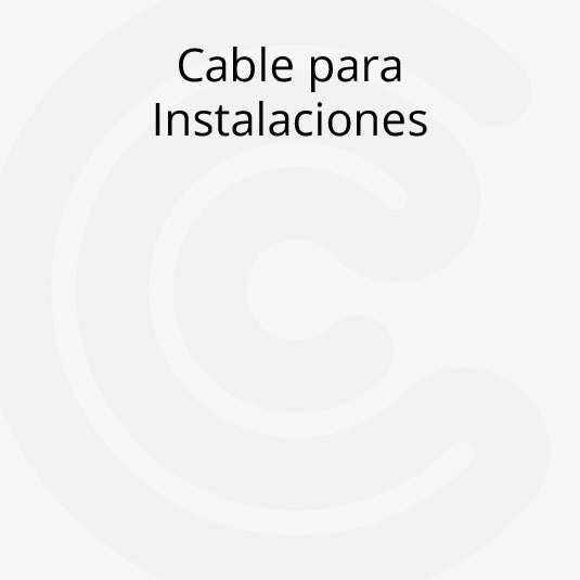 Cable para Instalaciones