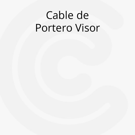 Cable de Portero Visor