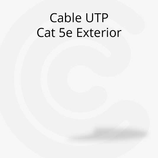 Cable UTP Cat 5e Exterior