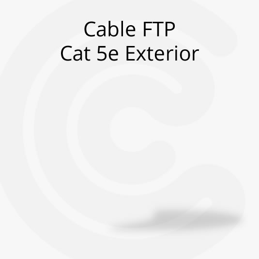 Cable FTP Cat 5e Exterior